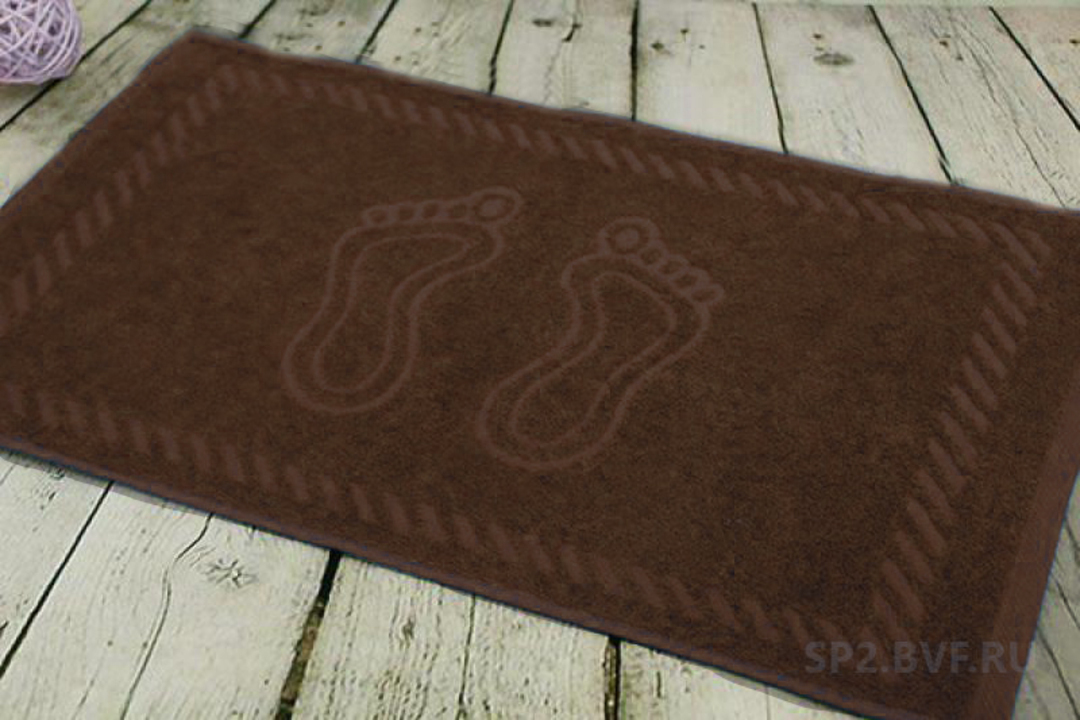 Полотенце махровое для ног  по цветам 450гр/м2 Узбекистан, 915 горький шоколад