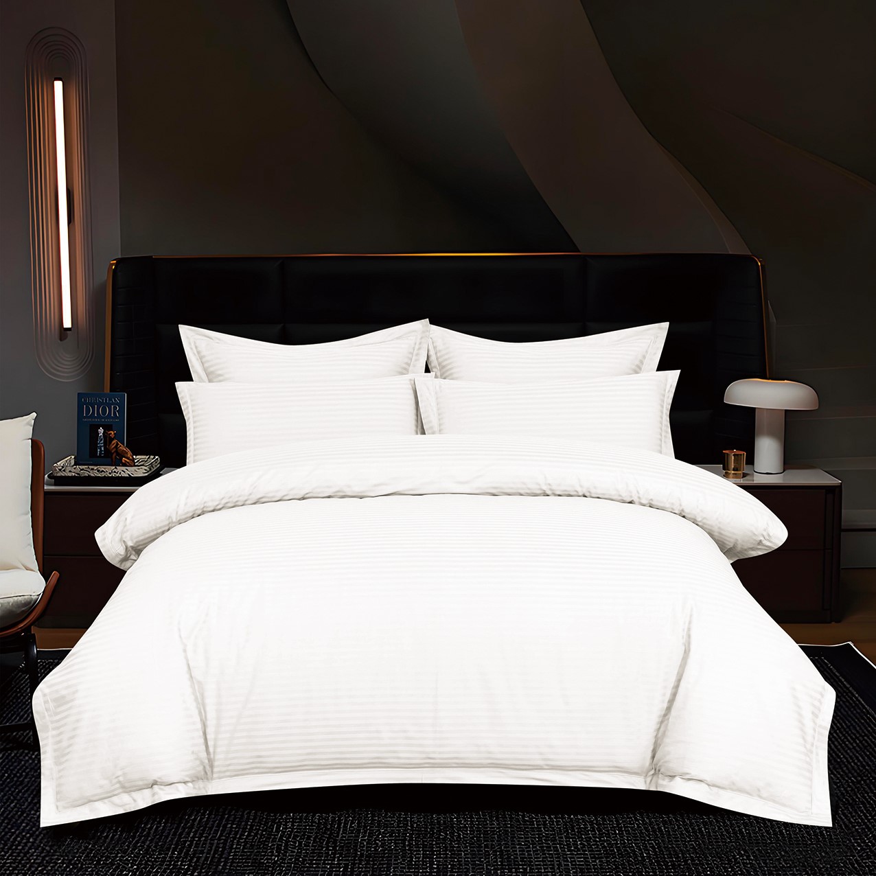 КПБ страйп-сатин KLDT полоса 1см Ретро-Уют<KLDT-008>