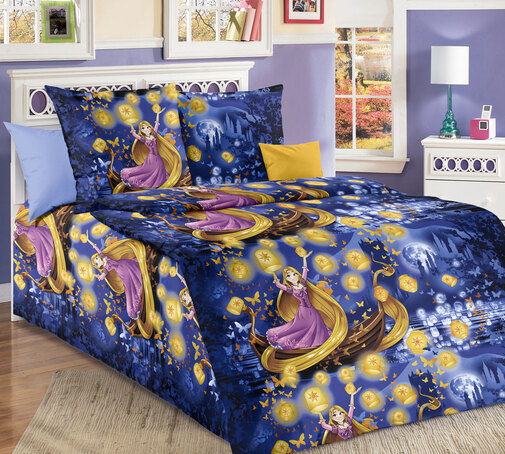 КПБ детский перкаль Бамбино<Ночные фонарики-1>