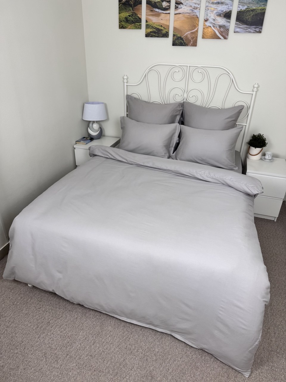 КПБ сатин однотонный Темно-синяя коллекция Реноме<OS-007 Кварц>