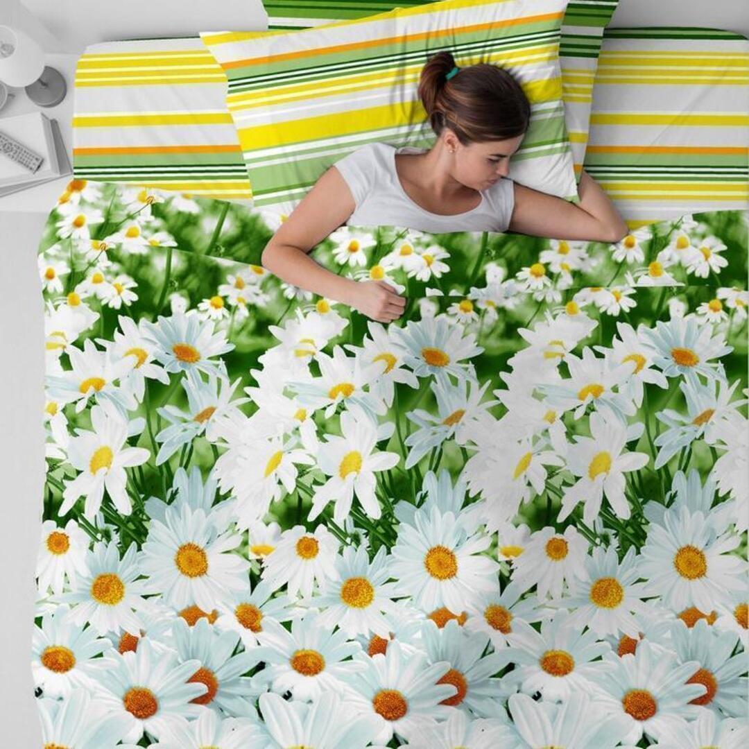 КПБ  бязь Василиса/Delight<4323-1 Ромашковый вальс>