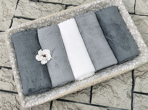 Набор салфеток в подарочной корзине микрофибра Cherir/Черир НМ