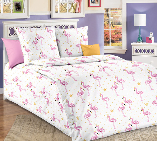 КПБ в кроватку перкаль Бамбино<Мир чудес-1> 