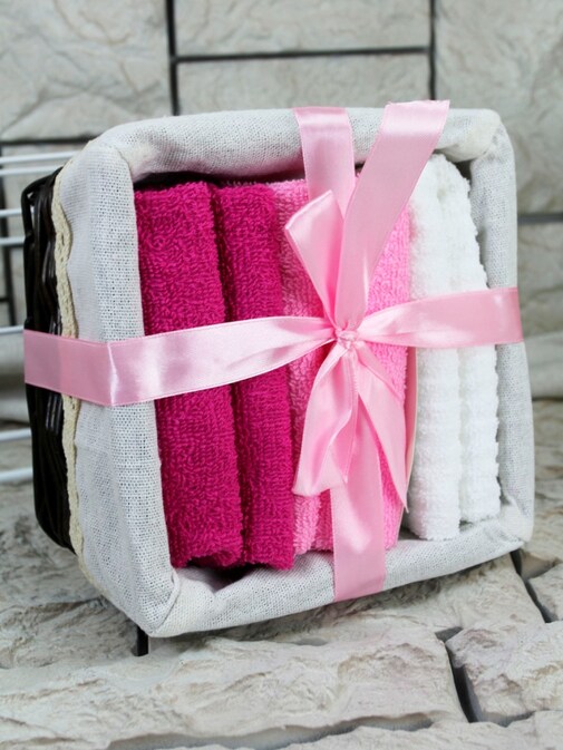 Набор салфеток в подарочной корзинке Cherir/Черир М