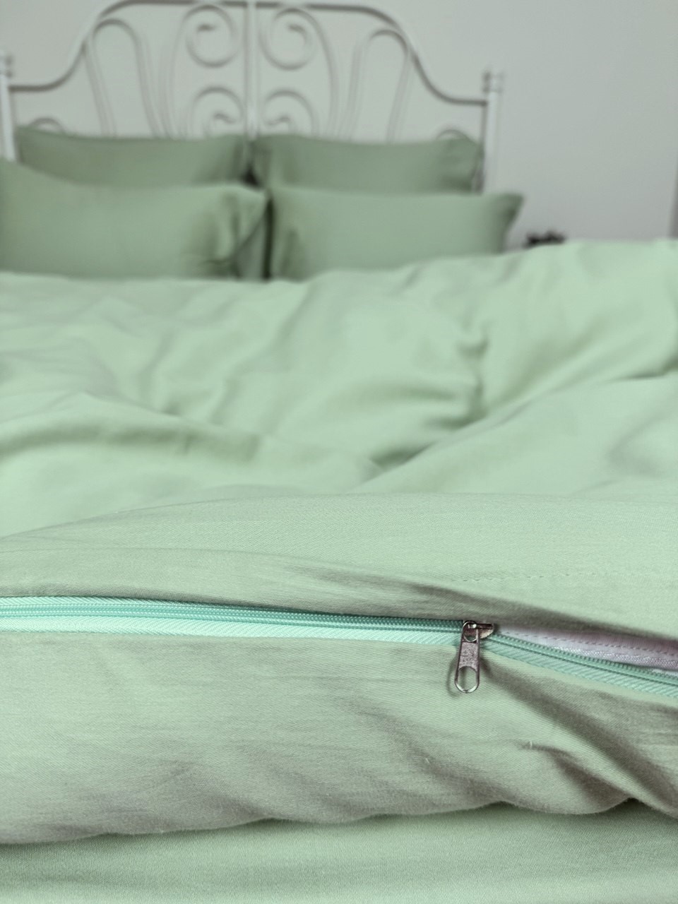 КПБ сатин однотонный Темно-синяя коллекция Реноме<OS-004 Олива>