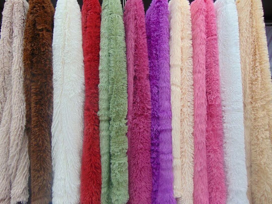 Покрывало меховое лама Голубая Лагуна, Blumarine Сафия, СД