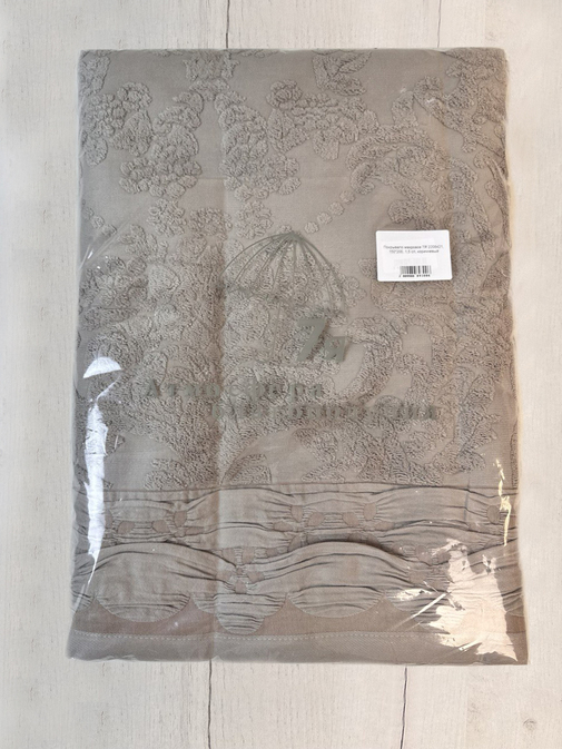 Покрывало махровое 22..421 7Я, 2210421, коричневый