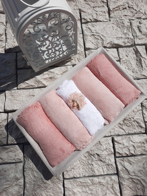 Набор салфеток в подарочной корзине микрофибра Cherir/Черир НМ