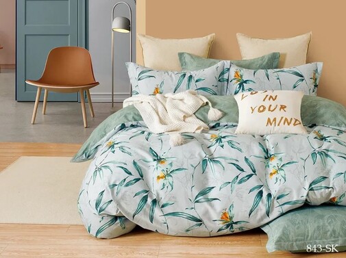 КПБ  сатин в коробке (нав 50*70) Satin de Luxe SK Клео<843-SK>