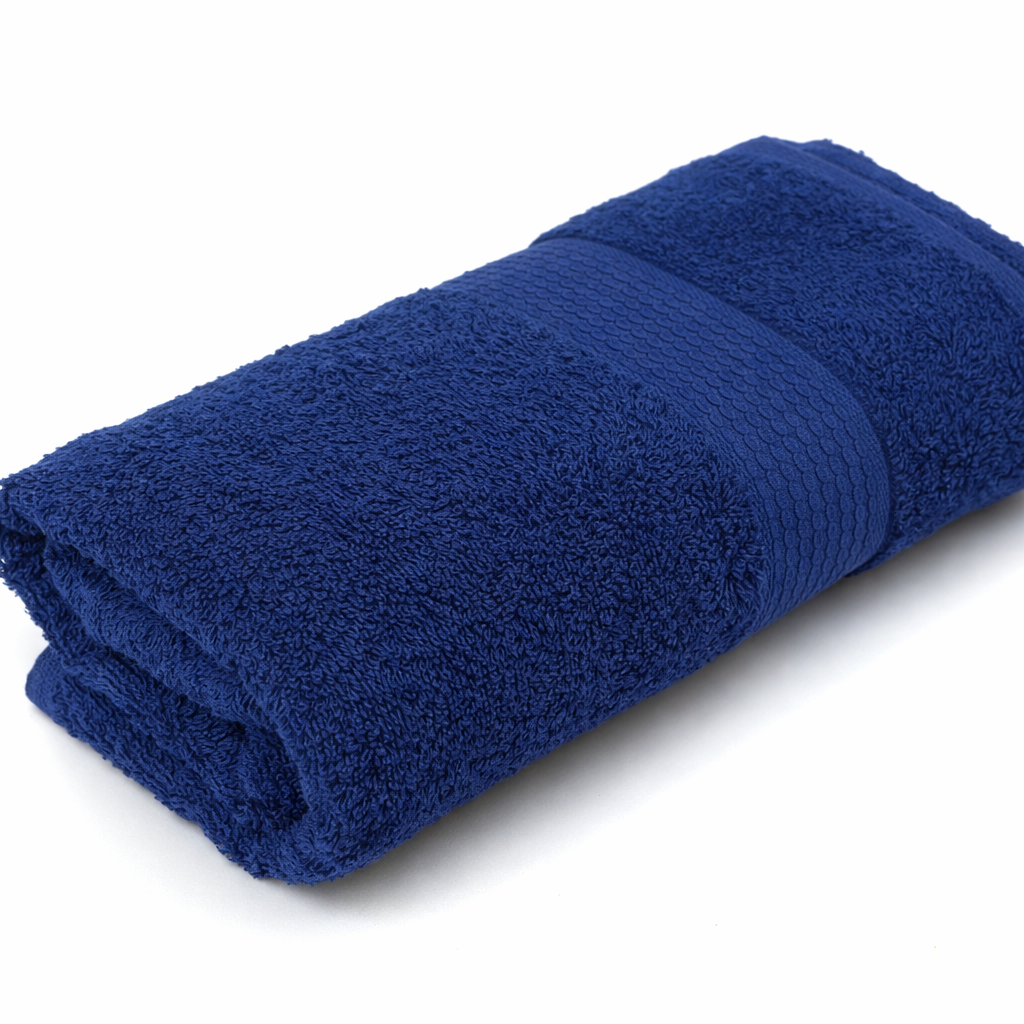 Полотенце махровое Соты 460гр/м2, 17-1207 синий