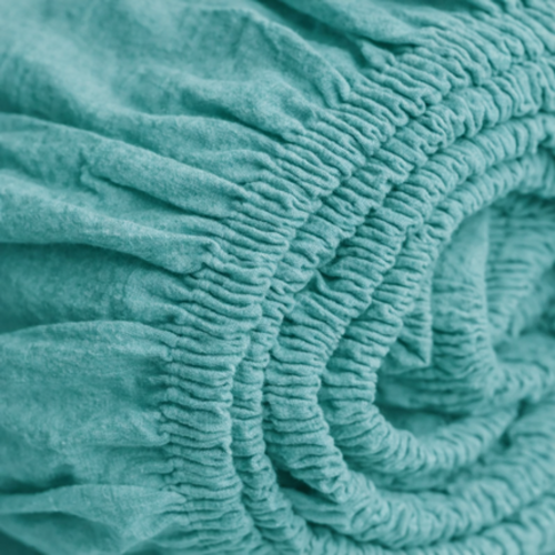 КПБ теплый лен с простыней на резинке (160*200*30) Koenigson<16-5114 Breeze>