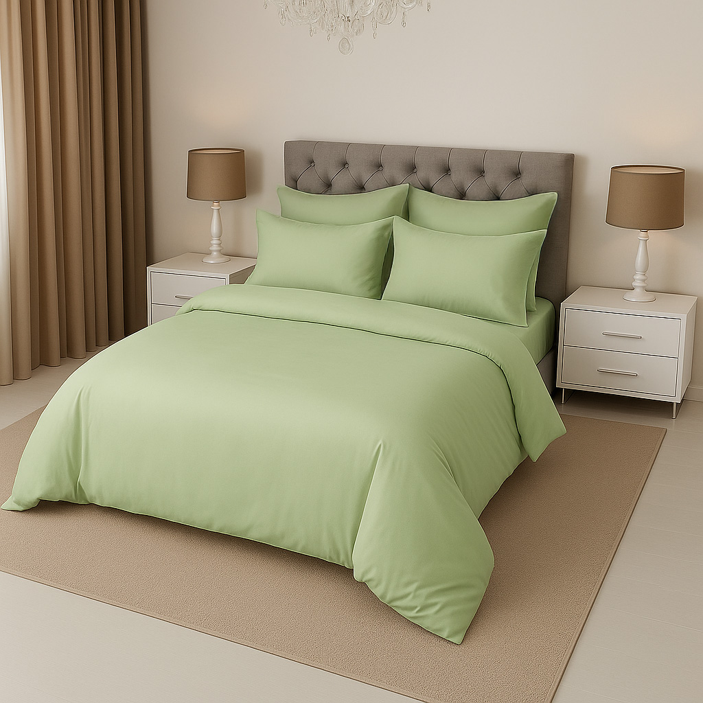 КПБ сатин однотонный Темно-синяя коллекция Реноме<OS-004 Олива>