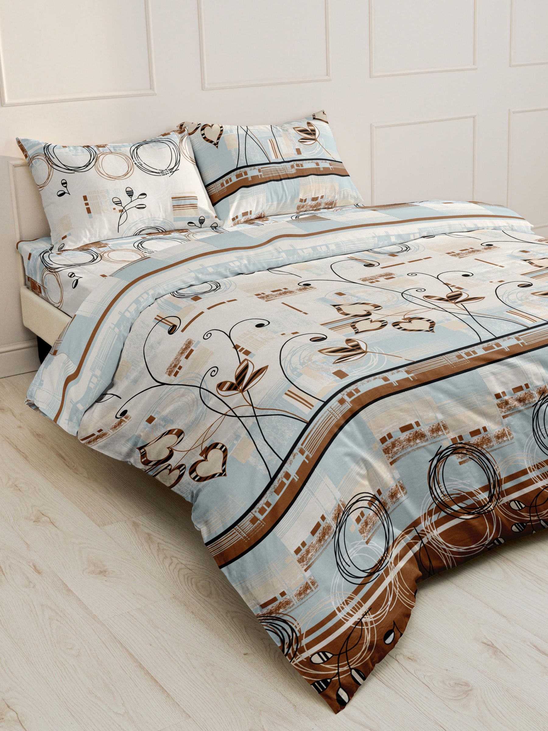 КПБ  с  простыней бязь Шуя Реноме<85191> 