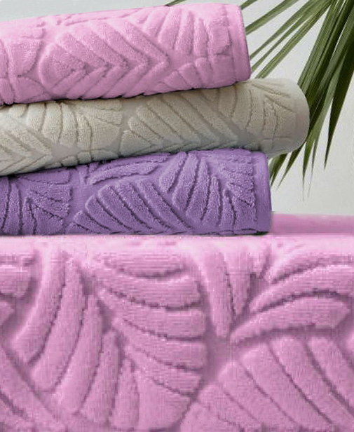 Полотенце махровое Флора Luxor, 02000 розовый