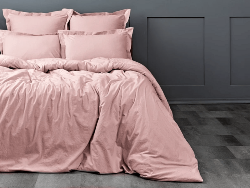 КПБ  теплый лен с простыней на резинке (160*200*30) Koenigson<15-1607 Ingrid>