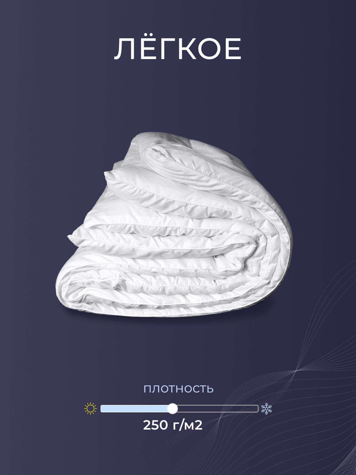 Одеяло нанофайбер  микрофибра Реноме