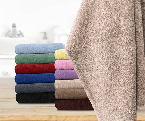 Полотенце махровое 380гр Бояртекс, бежевый