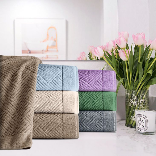 Полотенце махровое Брейд Luxor, капучино