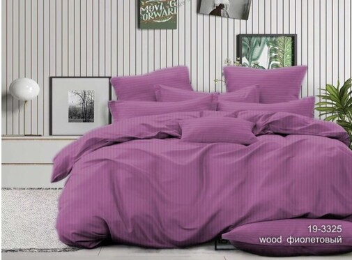 КПБ  микрофибра-страйп Pandora<№19-3325 Фиолетовый Скидка Акция22>