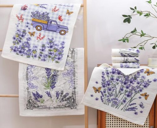 Полотенце вафля/хлопок 2211444 7Я