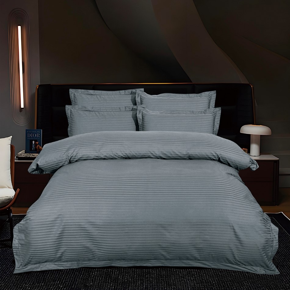 КПБ  страйп-сатин KLDT полоса 1см Ретро-Уют<KLDT-006>