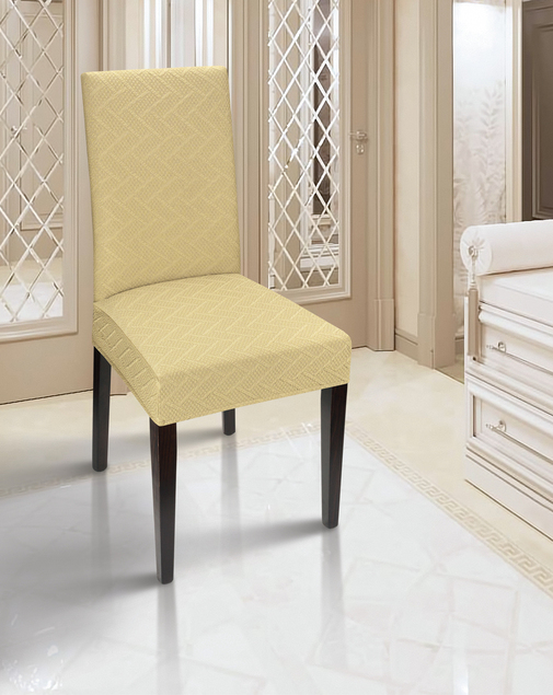 Чехол для стула стрейч Квадрат Марианна