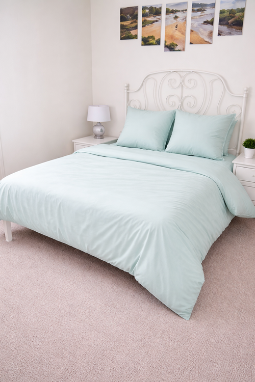 КПБ поплин однотонный Оливковая коллекция Реноме<12-6205 Нежная мята>