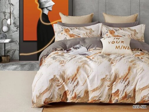 КПБ сатин в коробке (нав 70*70) Satin de Luxe SK Клео<855-SK>