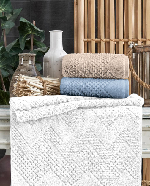 Полотенце махровое Рокс Luxor, белый