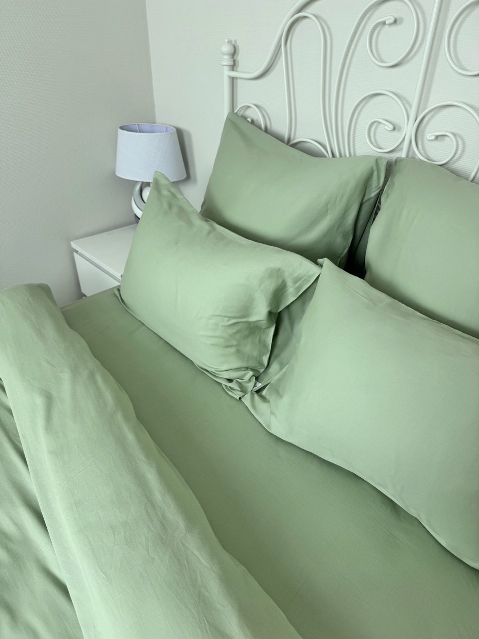 КПБ сатин однотонный Темно-синяя коллекция Реноме<OS-004 Олива>