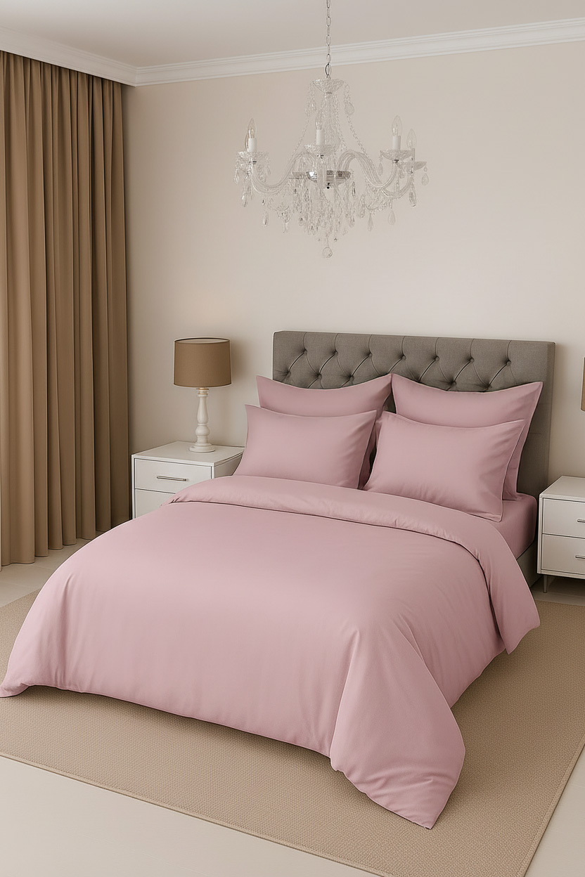 КПБ сатин однотонный Темно-синяя коллекция Реноме<OS-008 Парфэ>