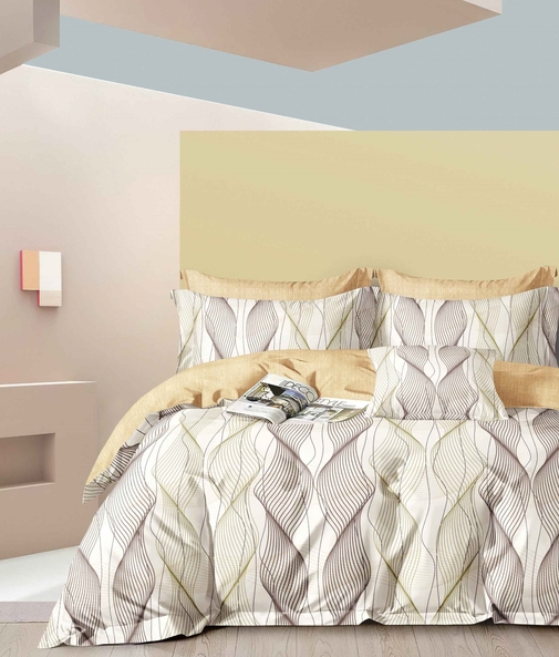 КПБ сатин Темно-синяя коллекция с увеличенной простыней Реноме<ПП 7423>