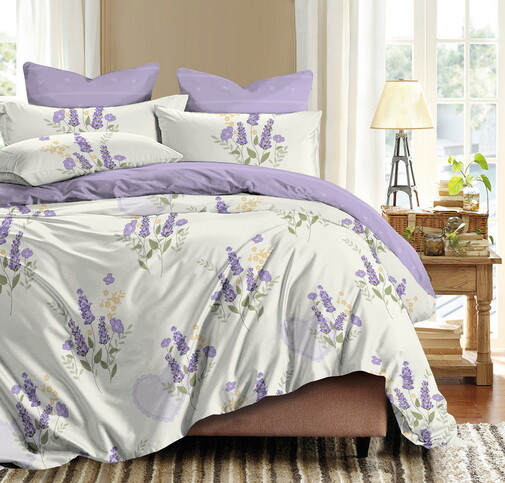 КПБ  сатин Темно-синяя коллекция Стандарт Реноме<St-2553> 