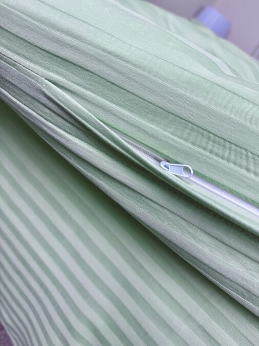 КПБ страйп-сатин однотонный Графитовая коллекция Реноме<Ss-005 Олива>