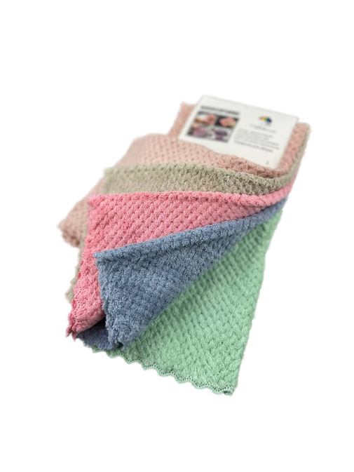 Салфетка для уборки -5шт микрофибра 45615401 7Я