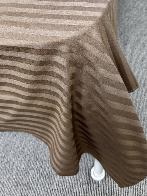 КПБ  страйп-сатин однотонный  Графитовая коллекция Реноме<Ss-002 Горький шоколад> 