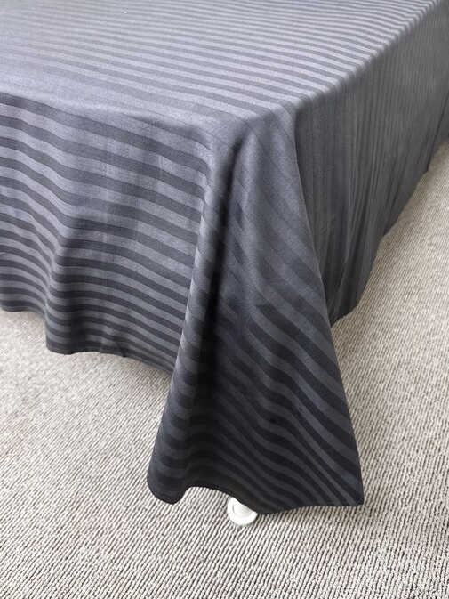 КПБ  страйп-сатин однотонный  Графитовая коллекция Реноме<Ss-003 Графит> 