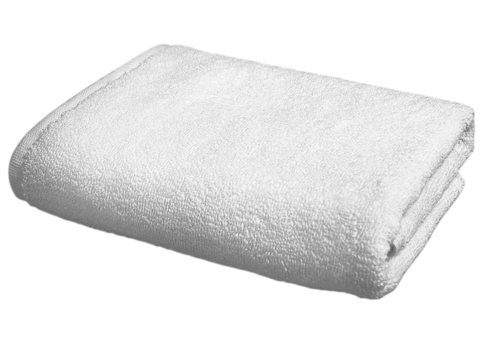 Полотенце махровое Октош без бордюра Узбекистан, белый