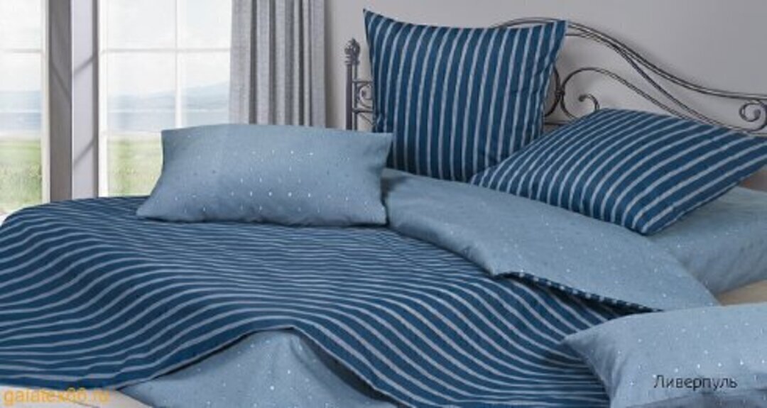 КПБ  сатин Гармоника<Ливерпуль Скидка Акция10>