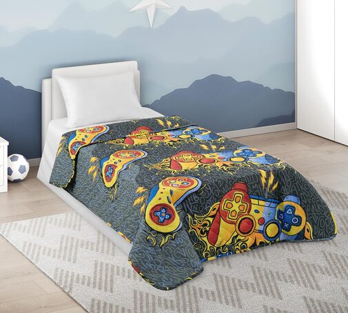 Покрывало детское стеганое поплин Текс-Дизайн, Игрок-1