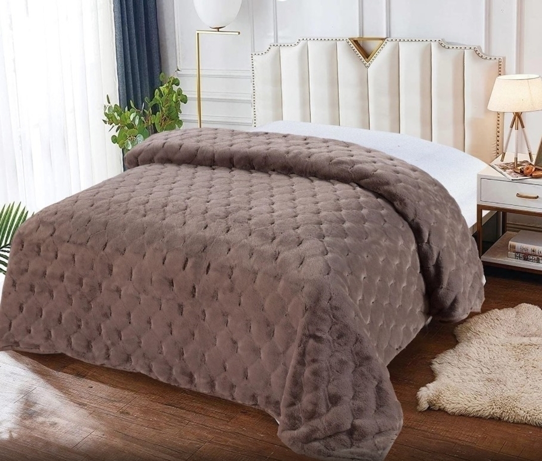 Покрывало меховое кролик new СД