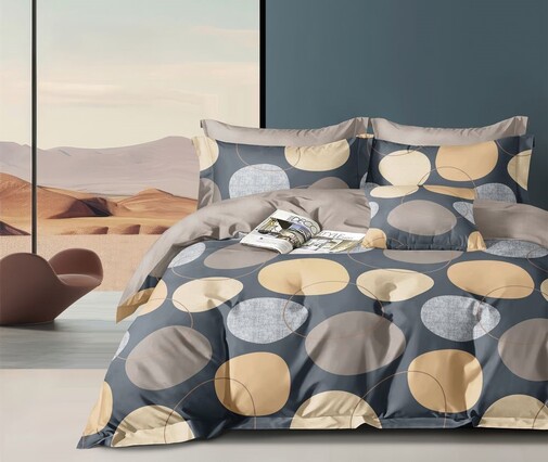 КПБ  поплин Оливковая коллекция Реноме<УУ 7903> 