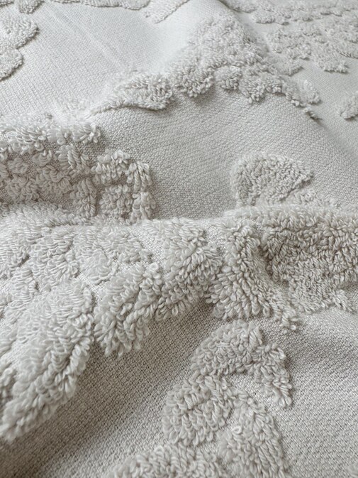 Покрывало махровое 22..421 7Я, 2208421, бежевый