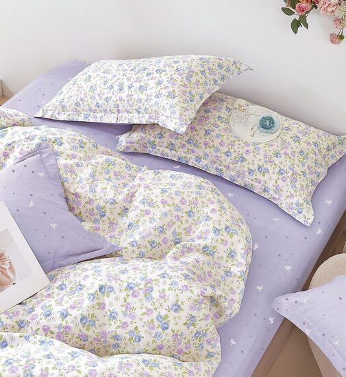 КПБ сатин Темно-синяя коллекция с увеличенной простыней Реноме<ПП 7437>