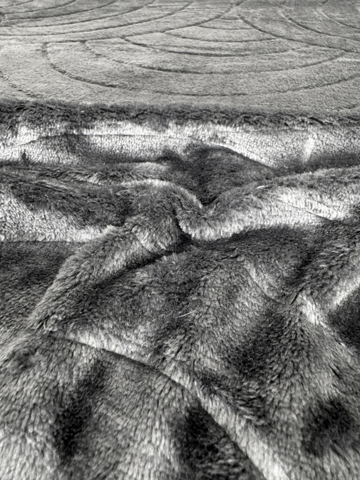 Плед однотонный жаккард Элит Реноме, 008 аура серый