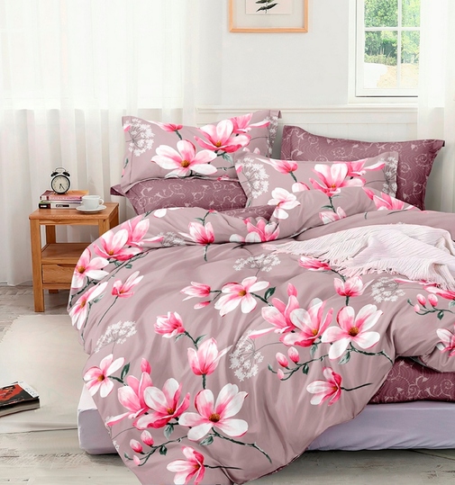 КПБ  поплин Exclusive Viola<ПВ21-1380 Скидка>