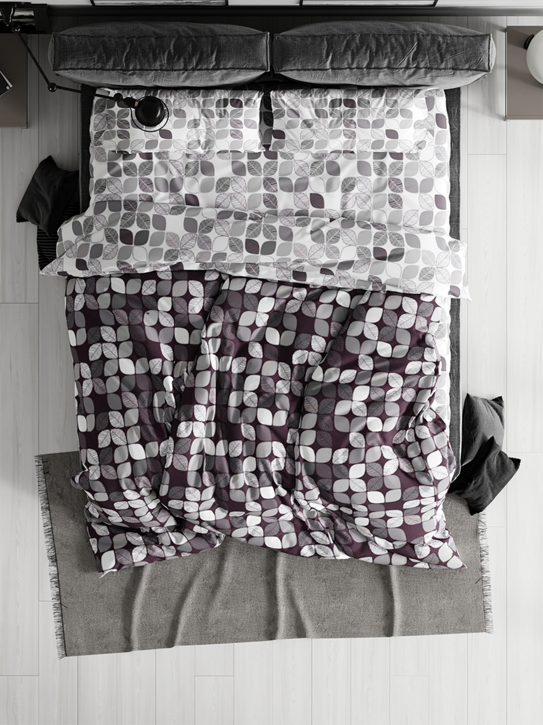 КПБ бязь Жемчужная коллекция Реноме<70040-1 Игра цвета>