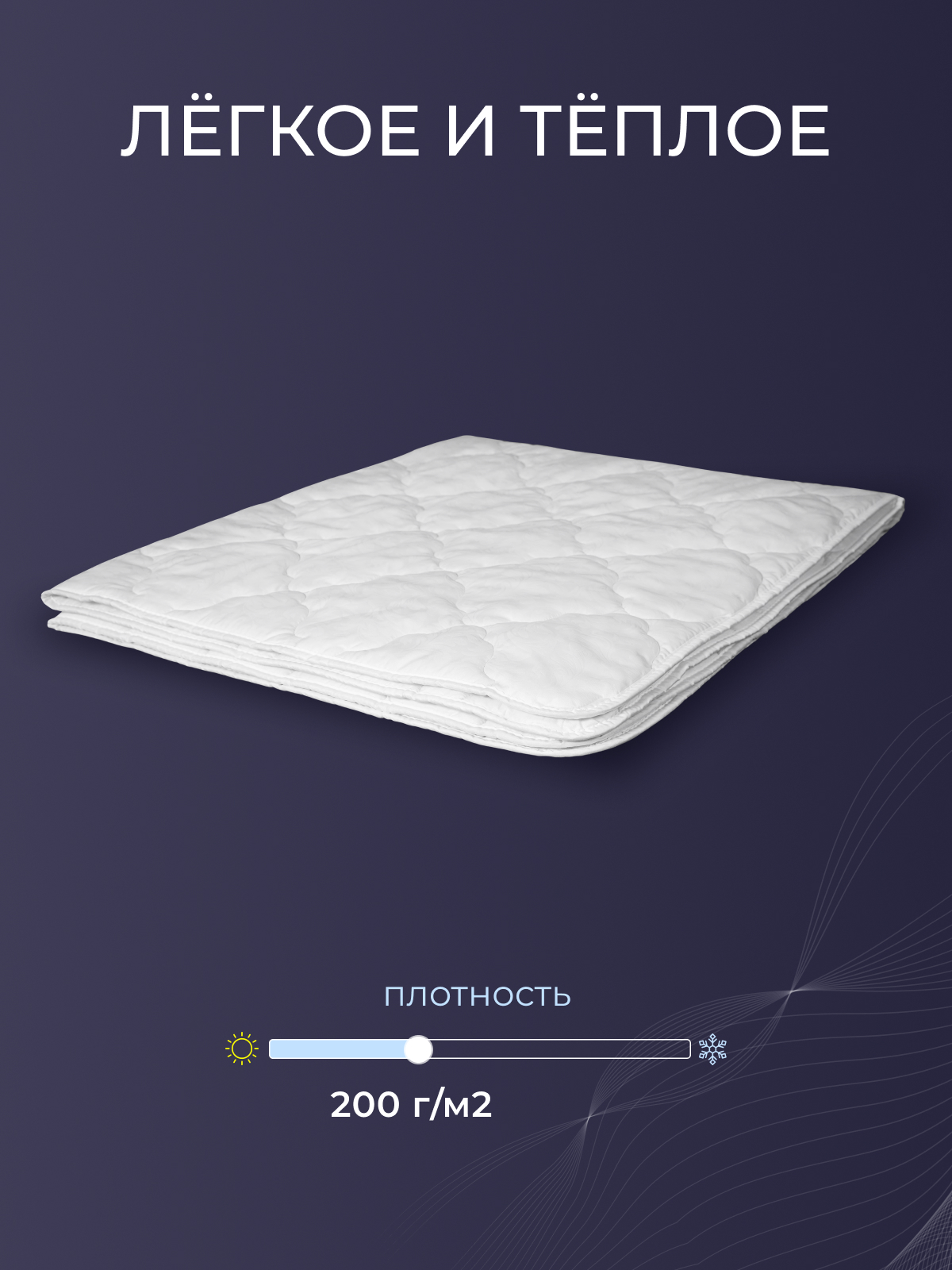 Одеяло овечья шерсть  микрофибра Реноме