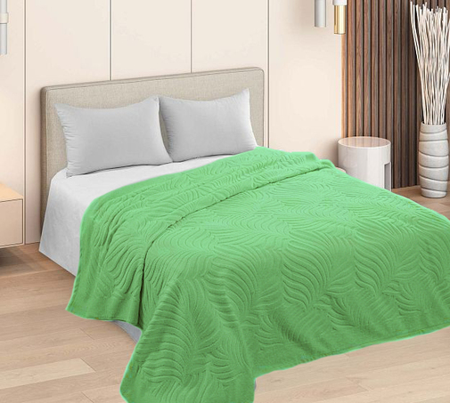 Покрывало махровое Жаккард 450гр. Узбекистан, мятный