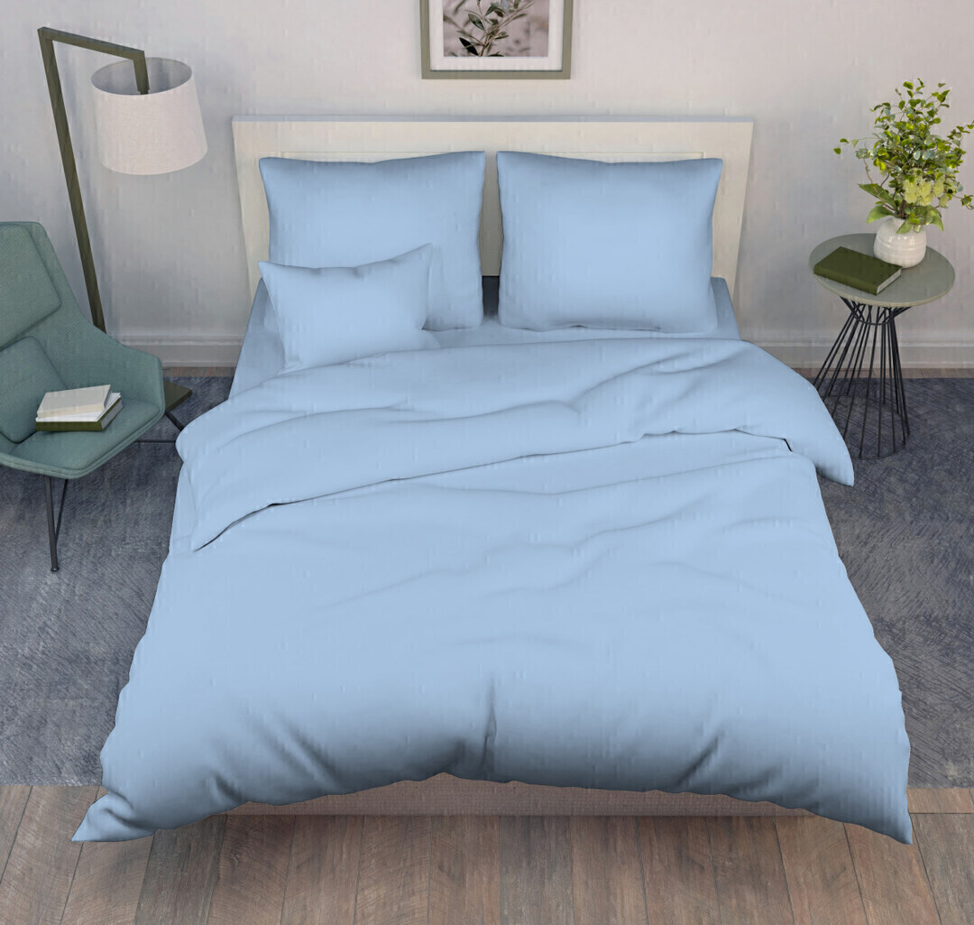 Наволочка упак 2шт поплин однотонный Реноме